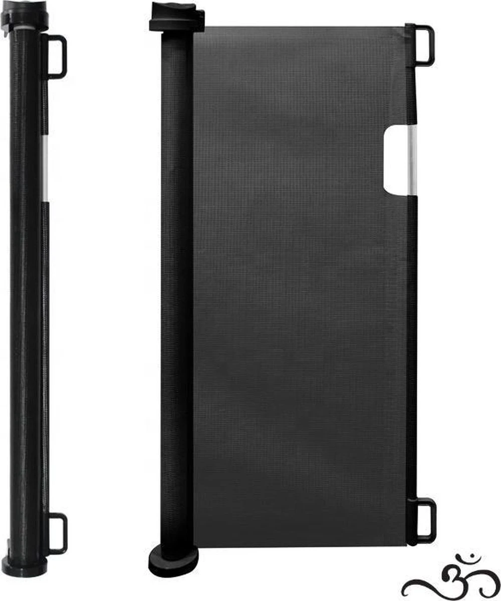 Caedentes - Hondenhek – Inrolbaar – Dierenhek -tot 150cm Uitrolbaar – Zwart 3 Caedentes - Hondenhek – Inrolbaar – Dierenhek -tot 150cm Uitrolbaar – Zwart