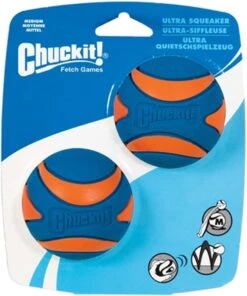 Chuckit! Chuckit Ultra Squeaker Ball Medium ø 6 Cm 2 - Pack -Honden Benodigdheden Verkoop 1003x1200 3