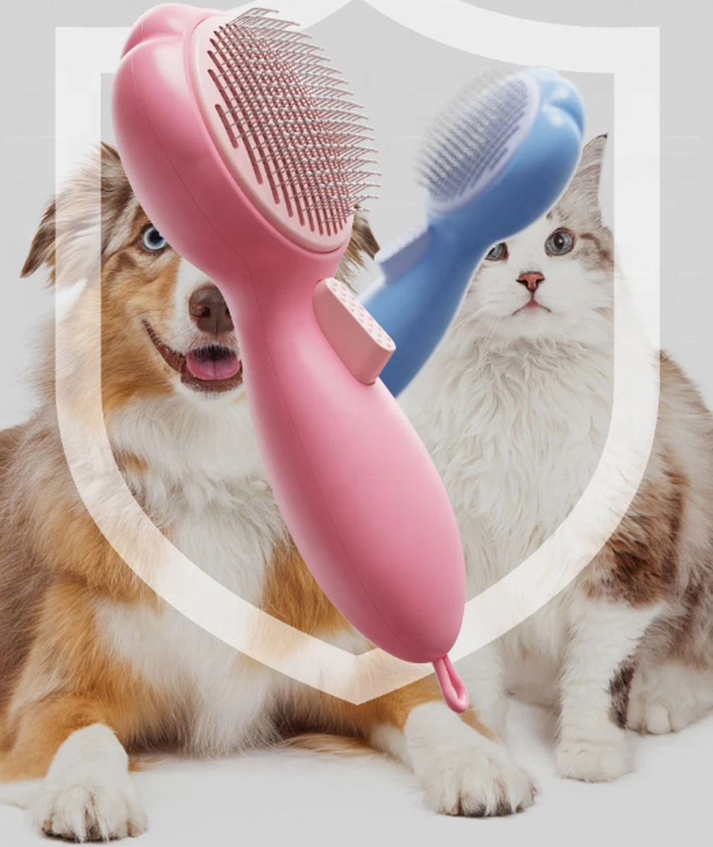 Smarge | Hondenborstel | Kattenborstel | Blauw | Zelfreinigend | Dierenborstel | Met Pluis Verwijderaar | Kattenkam | Hondenkam | Kattenhaar Verwijderaar | Lang/kortharig | Huisdieren 8 Smarge | Hondenborstel | Kattenborstel | Blauw | Zelfreinigend | Dierenborstel | Met Pluis Verwijderaar | Kattenkam | Hondenkam | Kattenhaar Verwijderaar | Lang/kortharig | Huisdieren - Afbeelding 6