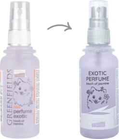 Hondenparfum Spray In 4 Geuren - Greenfields - Alchoholvrije En PH Neutrale Formule Tegen Onaangename Geurtjes - 50ml - Exotic -Honden Benodigdheden Verkoop 1030x1200 3