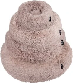 District 70 FUZZ - Hondenmand Comfortabel En Zacht Pluche - Zand, Oudroze, Donkergrijs En Lichtgrijs In S/M/L/XL - Maat: Medium, Kleur: Zand -Honden Benodigdheden Verkoop 1053x1200 3