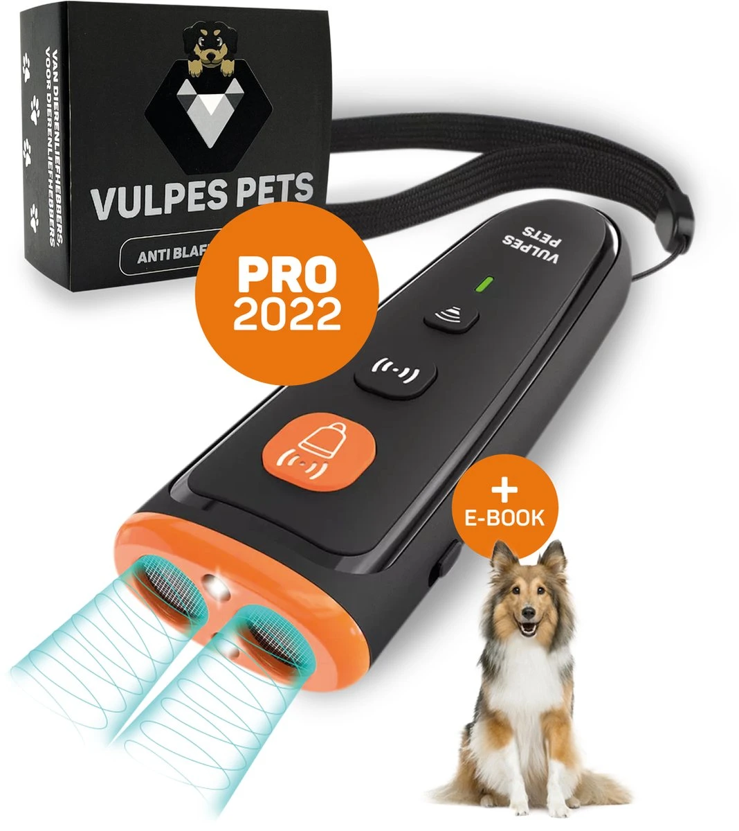 Vulpes Pets® Ultrasone Anti Blaf Apparaat – 3-in-1 Anti Blaf Apparaat Pro - Diervriendelijk & Zonder Schok - Alternatief Anti Blafband - Voor Kleine & Grote Honden - Audio - Flashlight - USB-Oplaadbaar 3 Vulpes Pets® Ultrasone Anti Blaf Apparaat – 3-in-1 Anti Blaf Apparaat Pro - Diervriendelijk & Zonder Schok - Alternatief Anti Blafband - Voor Kleine & Grote Honden - Audio - Flashlight - USB-Oplaadbaar