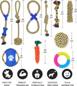 Nobleza Honden Speelgoed Set PLJ - 10 Stuks -Honden Benodigdheden Verkoop 1076x1200 6