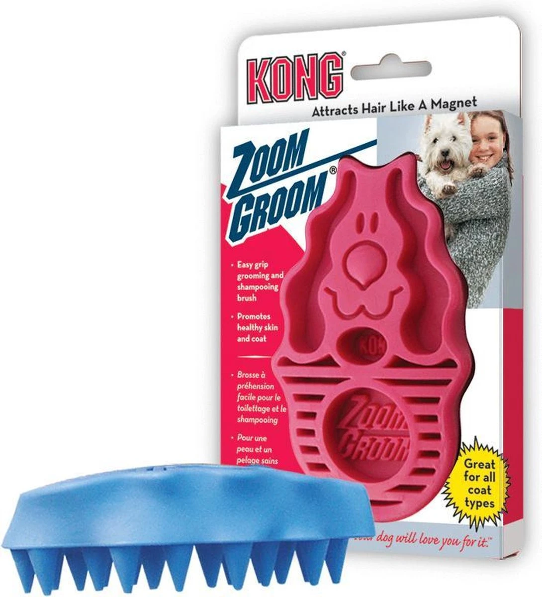 Kong Zoom Groom Hond 7 Kong Zoom Groom Hond - Afbeelding 5