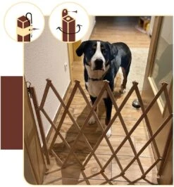 Merkloos Traphekje Voor Honden (vouwhekje / Schaarhekje / Harmonica Hekje) -Honden Benodigdheden Verkoop 1113x1200 2