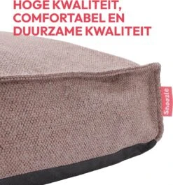 Snoozle Orthopedische Hondenmand - Zacht En Luxe Hondenkussen - Hondenbed - Wasbaar - Hondenmanden - 80 X 55 Cm - Desert Pink -Honden Benodigdheden Verkoop 1117x1200 5