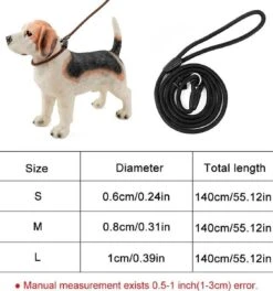 LOUZIR Cesar Millan Sliplijn Met Stop - Hondenriem - Rood - 130 Cm -Honden Benodigdheden Verkoop 1121x1200 4