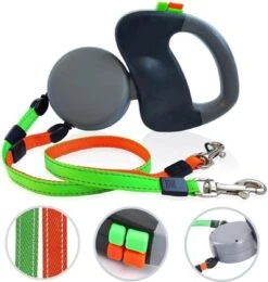 Merkloos Dubbele Hondenriem Voor Twee Honden - Grijs - Tot 22 Kg (per Hond) - 300 Cm 14 Merkloos Dubbele Hondenriem Voor Twee Honden - Grijs - Tot 22 Kg (per Hond) - 300 Cm -Honden Benodigdheden Verkoop 1139x1200 4