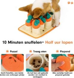 Premium Snuffelmat Voor Hond En Kat - Intelligentie Speelgoed - Snuffel Mat Puppy - IQ Hondenspeeltjes - Educatieve Training Huisdier - Snuffeltrainer Hondenpuzzel - Educatief Speelgoed - Vetalo -Honden Benodigdheden Verkoop 1145x1200 7