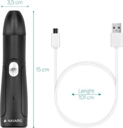 Navaris Elektrische Nagelvijl Voor Huisdieren - Met Diamanten Vijlkop - Voor Honden, Katten En Konijnen - Ook Voor Vogelsnavels - Draadloos -Honden Benodigdheden Verkoop 1149x1200 5