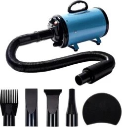 Merkloos Edward&DeVries Professionele Hondenföhn Met 4 Opzetstukken – Waterblazer Voor Honden – Stil Design – Krachtig + Extra Filter & Droogdoek - Blauw -Honden Benodigdheden Verkoop 1154x1200 3