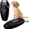 VEDIC® - Luxe Clicker Met Fluit - Clickertraining Voor Honden - Zwart - Bevestigingsring - Fluit - Hondentraining -Honden Benodigdheden Verkoop 1157x1200