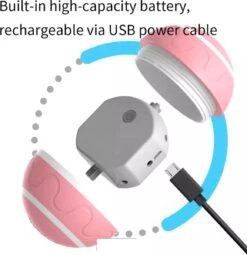 Merkloos Slimme Interactieve Zelf Rollende Bal Voor Honden - 3 Speelmodi - Honden Speelgoed - Hondenspeeltjes - USB Oplaadbaar - Met Afstandsbediening - Intelligente Automatische Roterende Waterproof Led Bal Met Afstandsbediening - Oranje -Honden Benodigdheden Verkoop 1161x1200 13