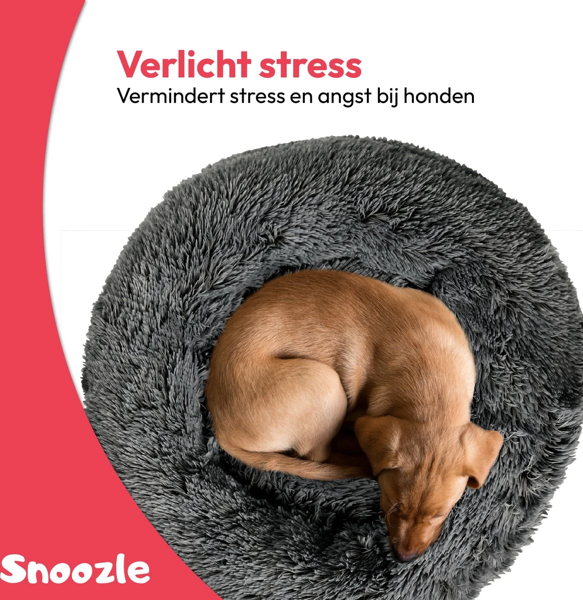 Snoozle Donut Hondenmand - Zacht En Luxe Hondenkussen - Wasbaar - Fluffy - Hondenmanden - 70cm - Grijs 9 Snoozle Donut Hondenmand - Zacht En Luxe Hondenkussen - Wasbaar - Fluffy - Hondenmanden - 70cm - Grijs - Afbeelding 7