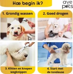 AVE Pets® Volledige Hondentondeuse Set Met Display - Draadloos Tondeuse - Scheerapparaat Voor Je Hond Of Kat - Huisdier Trimmer - Dierentondeuse - Dieren Verzorging 17 AVE Pets® Volledige Hondentondeuse Set Met Display - Draadloos Tondeuse - Scheerapparaat Voor Je Hond Of Kat - Huisdier Trimmer - Dierentondeuse - Dieren Verzorging -Honden Benodigdheden Verkoop 1171x1200 4