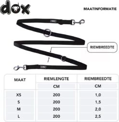 DDOXX Hondenriem Air Mesh, 3-voudig Verstelbaar, 2m | Voor Kleine & Grote Honden | Dubbele Riem Twee Honden Kat Puppy | Tug Leash Large | Lead Leash Small | Walking Leash Puppy Leash | Zwart, XS -Honden Benodigdheden Verkoop 1172x1200 3