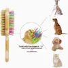 Betty's Dog Brush - Hondenborstel - Voor Elke Vacht Geschikt - Voor Glanzende Vacht - Ontklit En Verzorgt De Vacht -Honden Benodigdheden Verkoop 1173x1200 3
