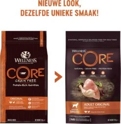 Wellness Core Grain Free Dog Original Kalkoen & Kip - Hondenvoer - 10 Kg -Honden Benodigdheden Verkoop 1178x1200 1