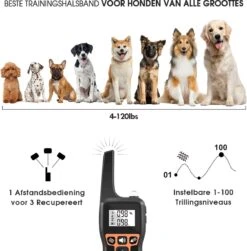 Anti Blafband EN Trainingshalsband In 1 - UNIEK SYSTEEM - 1000m Bereik - 100 Levels -Honden Benodigdheden Verkoop 1179x1200 8