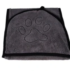 N4dogs – Hondenhanddoek – Honden Handdoek – Microvezel Handdoek – Handdoek Hond – Droogdoek Hond – Dierendeken – Sterk Absorberend – Handdoek Met Zakken - Grijs - 66 X 23 Cm -Honden Benodigdheden Verkoop 1183x1200 2