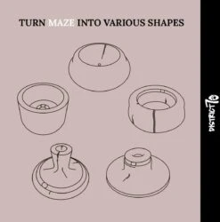 District 70 MAZE 3-in-1 Opvouwbare Kartonnen Kattenmand - Inclusief Catnip Balletje - Voor Slapen, Spelen En Krabben! -Honden Benodigdheden Verkoop 1184x1200 6