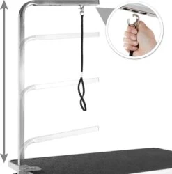 Tectake- Trimtafel Met Lus - Tafelhoogte: 76 Cm - Zwart / Grijs - 402892 -Honden Benodigdheden Verkoop 1185x1200 4