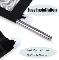 Merkloos ACE Pets – Oprolbaar Hondenrek Voor Binnen - Traphekje Hond Zonder Boren - Veiligheidshek Deurhekje - 180 X 72 Cm - Zwart -Honden Benodigdheden Verkoop 1185x1200 8