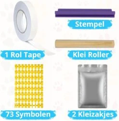 PIXETOOL Fotolijst Kleiafdruk - Gipsafdruk - Pootafdruk Hond - Puppy Speelgoed - Cadeau Voor Man - Cadeau Voor Vrouw - 3D Collage - 54 Extra Letters -Honden Benodigdheden Verkoop 1187x1200 16