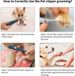 Buxibo Professionele Dieren Tondeuse Set - Tondeuse + Schaar - Voor Huisdieren Honden & Katten - Draadloos - Oplaadbare Pet Trimmer - Precieze Clipper - Low Noise -Honden Benodigdheden Verkoop 1188x1200 5