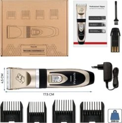 LifeGoods Hondentondeuse - Voor Katten En Honden - Complete Set - 5 Standen - Draadloos - Oplaadbaar - Goud/Zwart 14 LifeGoods Hondentondeuse - Voor Katten En Honden - Complete Set - 5 Standen - Draadloos - Oplaadbaar - Goud/Zwart -Honden Benodigdheden Verkoop 1190x1200 3