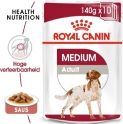 Royal Canin Shn Medium Adult Pouch - Hondenvoer - 10 X 140 G -Honden Benodigdheden Verkoop 1195x1200 4
