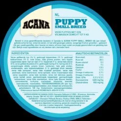 Acana Heritage Puppy Small Breed (6 KG) -Honden Benodigdheden Verkoop 1196x1200