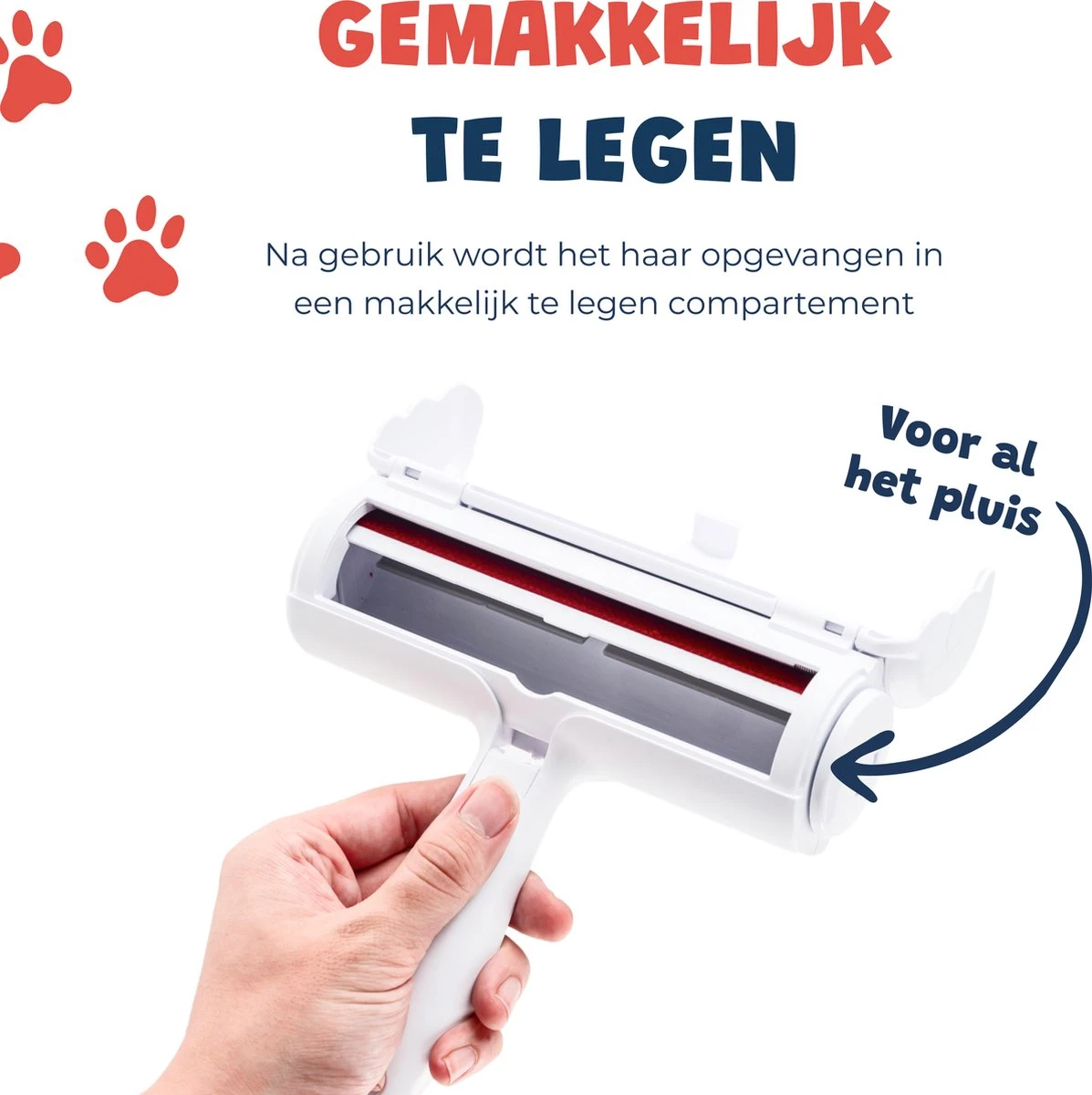 JC Pets Premium Pluizenborstel - Huisdierhaar Verwijderaar – Pluizenverwijderaar – Honden En Kattenhaar Verwijderaar - Ontpluizer - Pluizenroller 6 JC Pets Premium Pluizenborstel - Huisdierhaar Verwijderaar – Pluizenverwijderaar – Honden En Kattenhaar Verwijderaar - Ontpluizer - Pluizenroller - Afbeelding 4