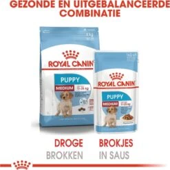 Royal Canin Shn Medium Puppy Pouch - Hondenvoer - 10 X 140 G -Honden Benodigdheden Verkoop 1198x1200 11