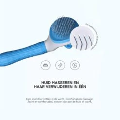 Lorell Pet Company Kattenborstel/Hondenborstel - Borstel Voor Langharig/kortharig -Hondenhaar En Kattenhaar Verwijderaar - Blauw -Honden Benodigdheden Verkoop 1199x1200 2