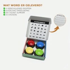 Praatknop Hond - Honden Praatknop - Dog Buttons - Hondenspeelgoed Intelligentie - Dogbuttons - Hondenspeelgoed - Praatknop Voor Honden - Honden Training -Honden Benodigdheden Verkoop 1199x1200 27