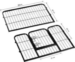 Merkloos Topmast Premium Puppyren - 80 Cm Hoog - 640 Cm Omtrek - Hondenren - Hondenhok - Antraciet 13 Merkloos Topmast Premium Puppyren - 80 Cm Hoog - 640 Cm Omtrek - Hondenren - Hondenhok - Antraciet -Honden Benodigdheden Verkoop 1200x1002 1