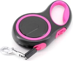 IGOODS - Uitlaatriem - Honden Riem - Katten Riem - Uitlaatriem Voor Dieren - Rollijn - 5 Meter Lang Roze -Honden Benodigdheden Verkoop 1200x1011 2