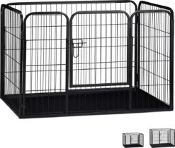 MaxxPet Puppyren - Hondenbench - Puppykennel - Hondenren - 125 X 78 X 80 Cm - Zwart 20 MaxxPet Puppyren - Hondenbench - Puppykennel - Hondenren - 125 X 78 X 80 Cm - Zwart -Honden Benodigdheden Verkoop 1200x1019 1