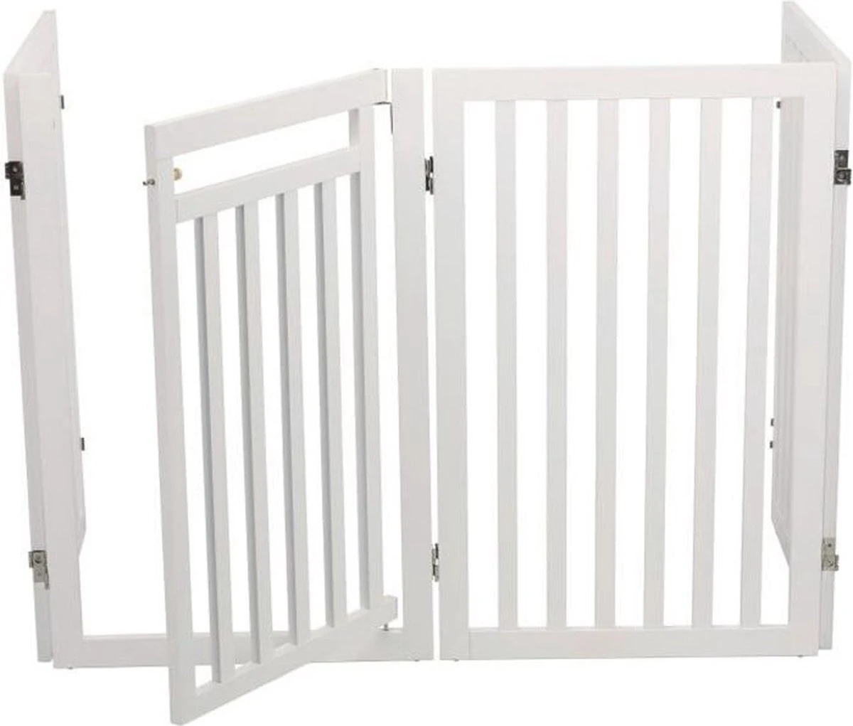 Trixie Hondenhek Met Deur Wit - 60-160 X 81 CM 12 Trixie Hondenhek Met Deur Wit - 60-160 X 81 CM - Afbeelding 10