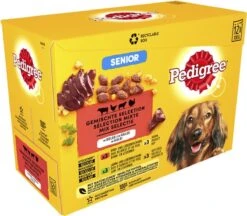 Pedigree Senior In Gelei Honden Natvoer - Vlees En Gevogelte In Gelei - 48 X 100 Gr -Honden Benodigdheden Verkoop 1200x1048