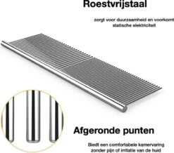 Merkloos Anti-Klit- Kam - Haarverwijderaar Voor Huisdieren - Pijnloos - Roestvrijstaal - Huisdiervriendelijk 11 Merkloos Anti-Klit- Kam - Haarverwijderaar Voor Huisdieren - Pijnloos - Roestvrijstaal - Huisdiervriendelijk -Honden Benodigdheden Verkoop 1200x1059