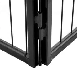 Transformeerbare Hondenren - Dieromheining Van 60 Cm Hoog En 210 Cm Diagonaal - Zwart -Honden Benodigdheden Verkoop 1200x1061 5