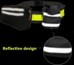 Looplijn Met Heupriem Hands Free - Hondenriem - Reflecterende Hardloopband -Elastische Leiband - Heuptas En Flessenhouder - Zwart - 150 Cm Tot 210 Cm -Honden Benodigdheden Verkoop 1200x1061 7