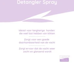 Greenfields Anti-Klit Spray Voor Honden - Ideaal Voor Honden Met Lange Of Krullende Vacht - 270 Ml -Honden Benodigdheden Verkoop 1200x1067 5