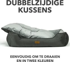 Primeplus Grote Hondenmand XL - Grijs - 100x80x20 CM - Orthopedische Hondenmanden - Hondenkussen -Honden Benodigdheden Verkoop 1200x1071 7