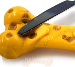 Nylabone Durable Cheese Bone - M -Honden Benodigdheden Verkoop 1200x1076 4