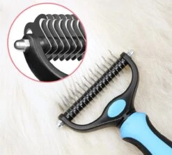 Merkloos 2 Zijdige Ondervacht Hondenkam - Hondenborstel Kortharig/Langharig - Kattenkam - Klittenkam Kat/Hond - Kattenborstel - 10 Cm. -Honden Benodigdheden Verkoop 1200x1078