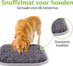 SNOOTS - Snuffelmat Hond - Snuffelmatten Voor Hond En Puppy - Honden Speelgoed Intelligentie - Agility Voor De Hond - Hondentraining - Denkspel Hond - Wasbaar Incl. Zuignappen -Honden Benodigdheden Verkoop 1200x1085 4