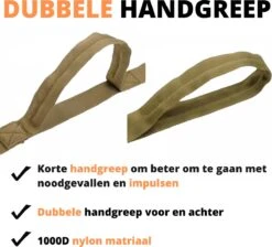 Always Prepared © Pro K9 Complete Set – Anti Trek Tuig – Honden Harnas – Y Tuig Hond – Trainings Riem – Best Getest 2022 – Halsband Hond – Middel En Grote Hond – Honden Tuigje – Harnas Hond – Veiligheidstuig – 450KG Anti Trek Test – Combi Deal -Honden Benodigdheden Verkoop 1200x1088 6